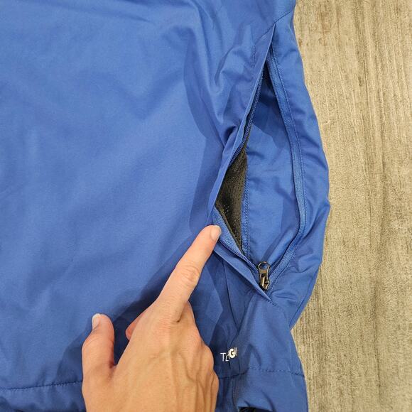 EMS Thunderhead Peak Rain Jacket Mens Size XXL Blue Waterproof Hooded Shell - Picture 5 of 11